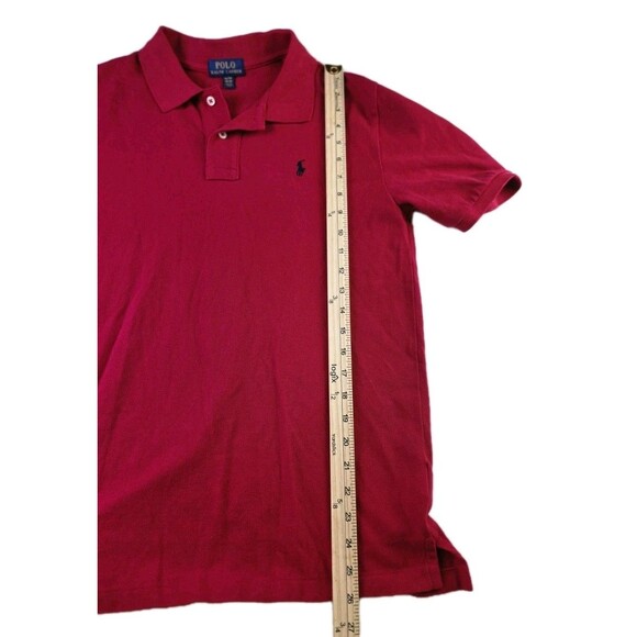Polo‎ Ralph Lauren Teens (18-20 ) Red  Short Sleeve Shirt - Picture 8 of 8